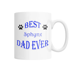 Best Sphynx Dad Ever White Coffee Mug