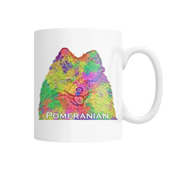 Pomeranian Watercolor Mug