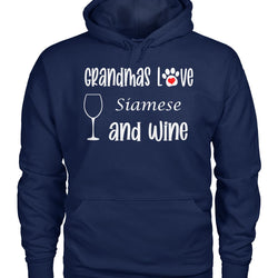 Grandmas Love Siamese and Wine