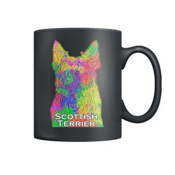 Scottish Terrier Watercolor Mug