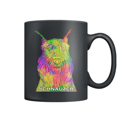 Schnauzer with Cropped Ears Watercolor Mug