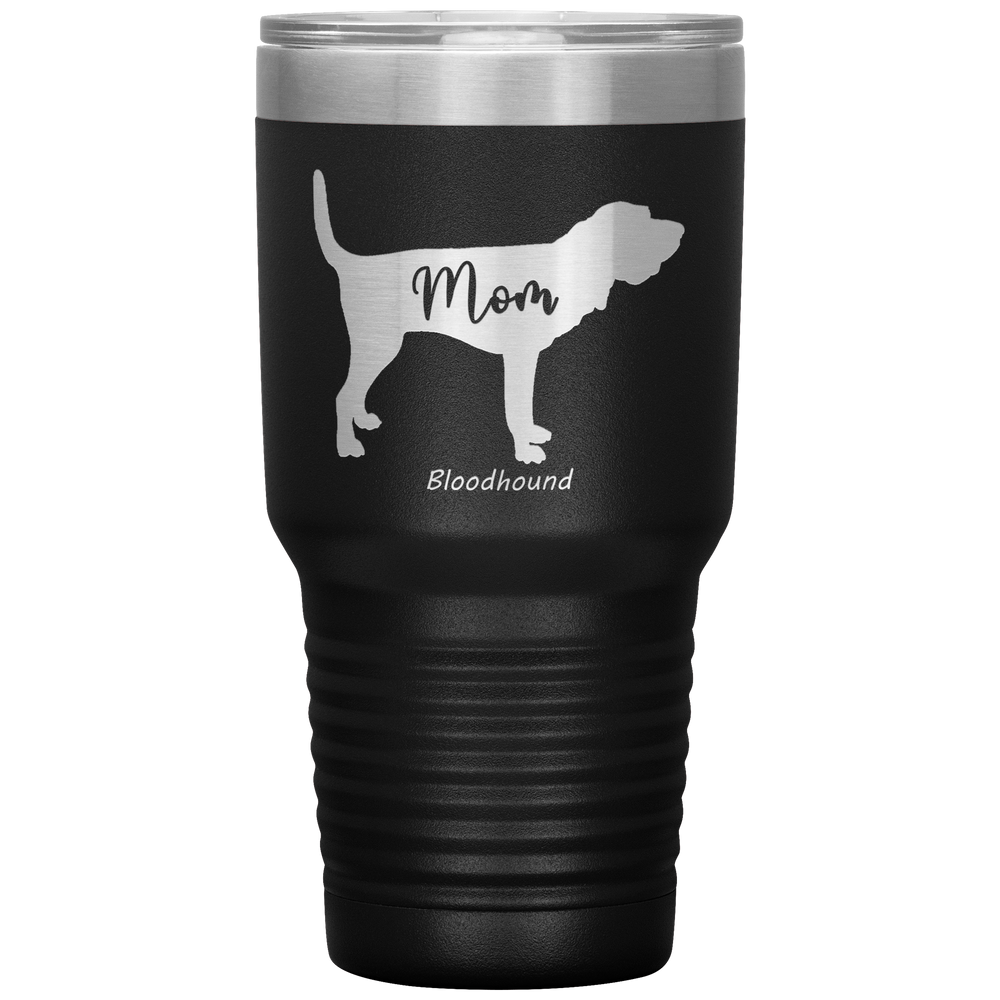 Bloodhound Mom Silhouette 30 Oz. Tumbler