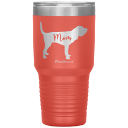 Bloodhound Mom Silhouette 30 Oz. Tumbler