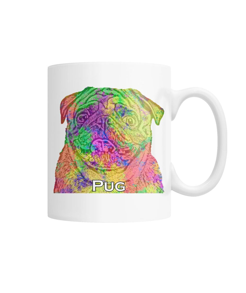 Pug Watercolor Mug