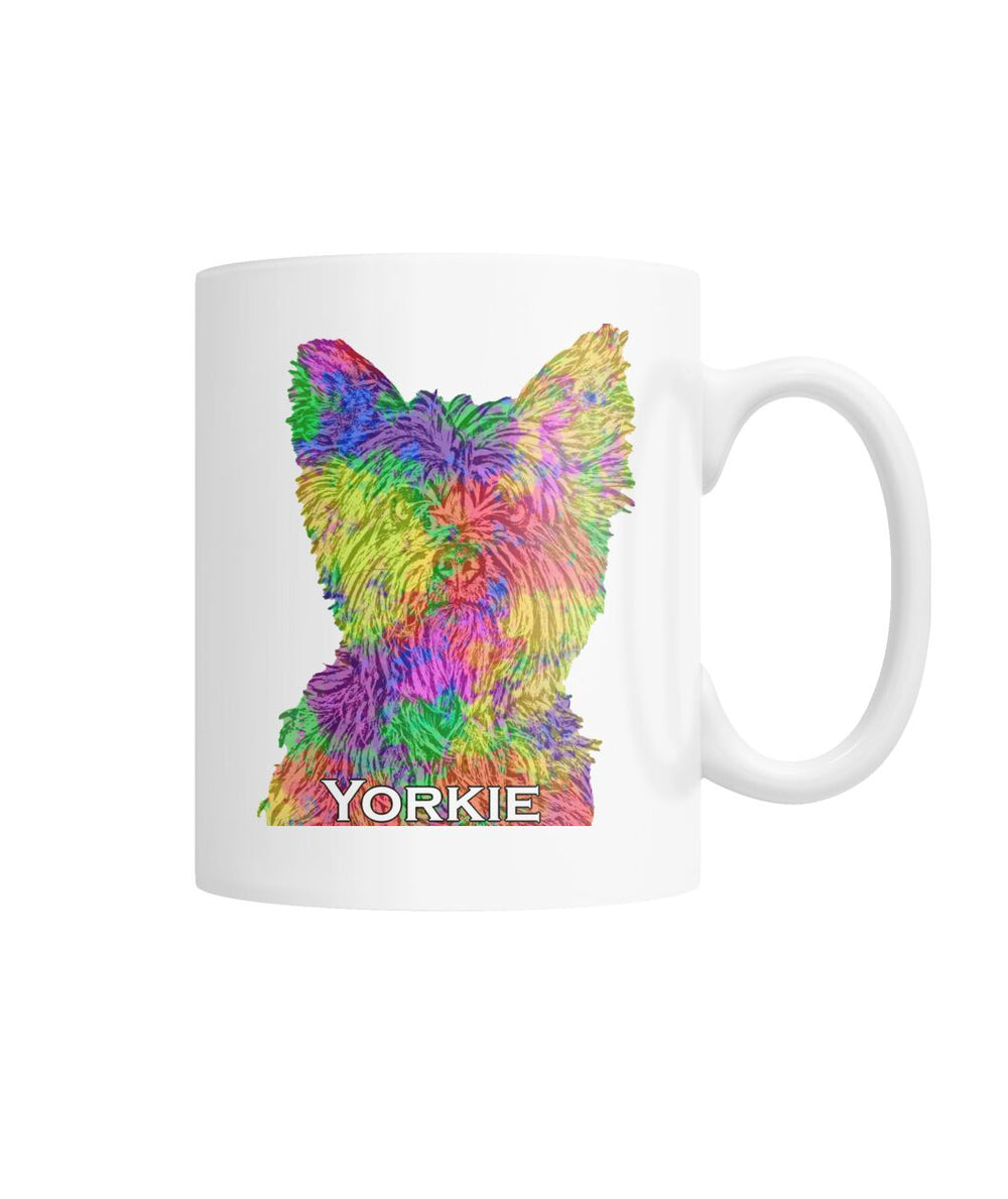 Yorkie Watercolor Mug