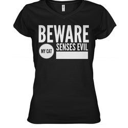Beware My Cat Senses Evil