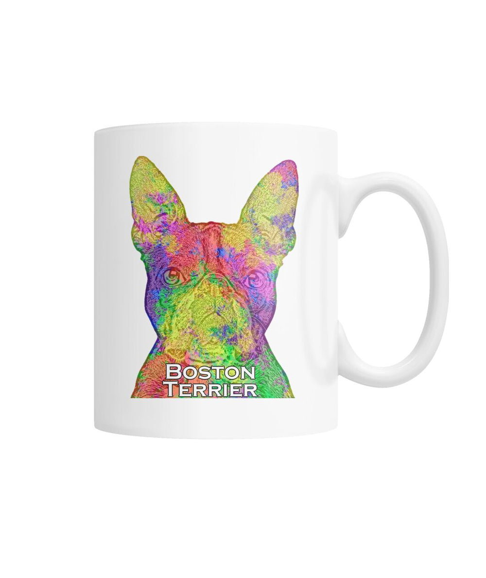 Boston Terrier Watercolor Mug