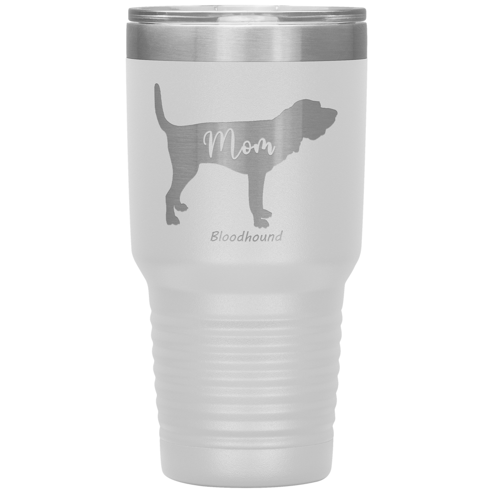 Bloodhound Mom Silhouette 30 Oz. Tumbler