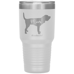 Bloodhound Mom Silhouette 30 Oz. Tumbler