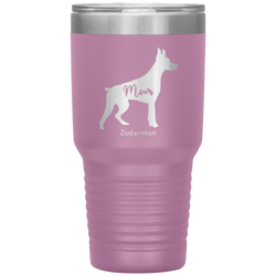 Doberman Mom Silhouette 30 Oz. Tumbler