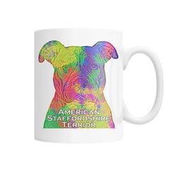 American Staffordshire Terrier Watercolor Mug
