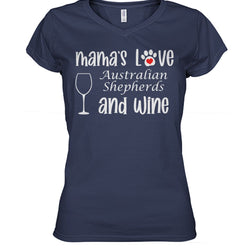 Mamas Love Australian Shepherds and Wine