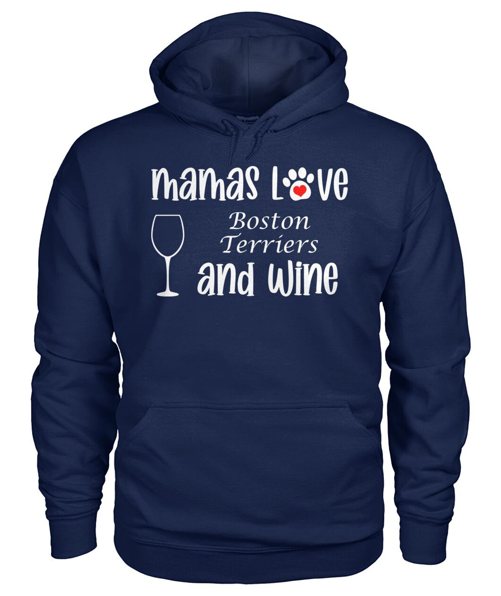 Mamas Love Boston Terriers and Wine