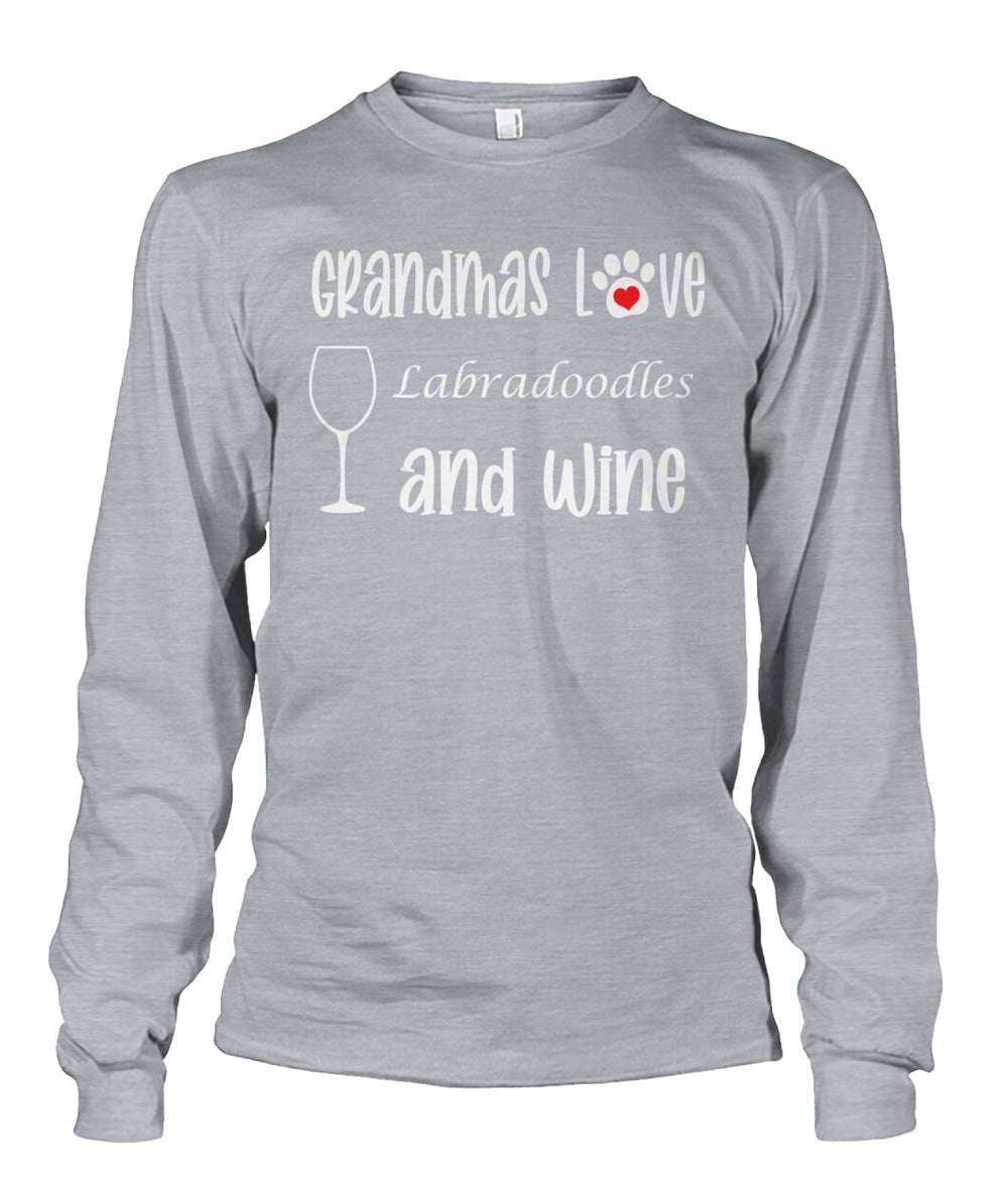 Grandmas Love Labradoodles and Wine