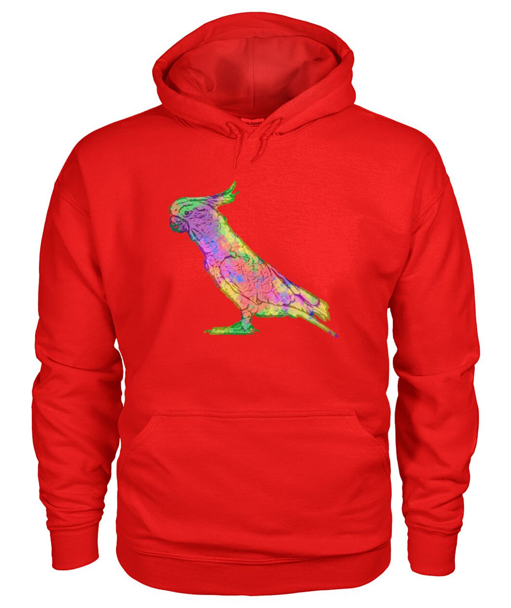 Cockatoo Watercolor Hoodie