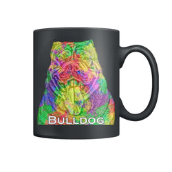 Bulldog Watercolor Mug