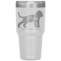 English Springer Spaniel Mom Silhouette 30 Oz. Tumbler