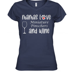 Mamas Love Miniature Pinschers and Wine
