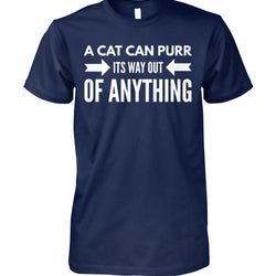 A Cat Can Purr It's Way Out of Anything