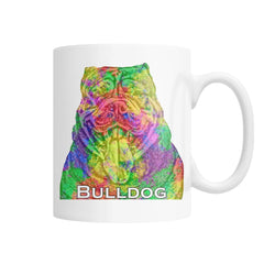 Bulldog Watercolor Mug