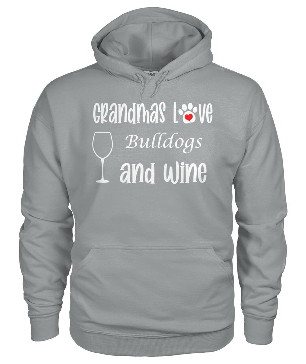 Grandmas Love Bulldogs and Wine