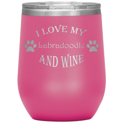 I Love My Labradoodle and Wine