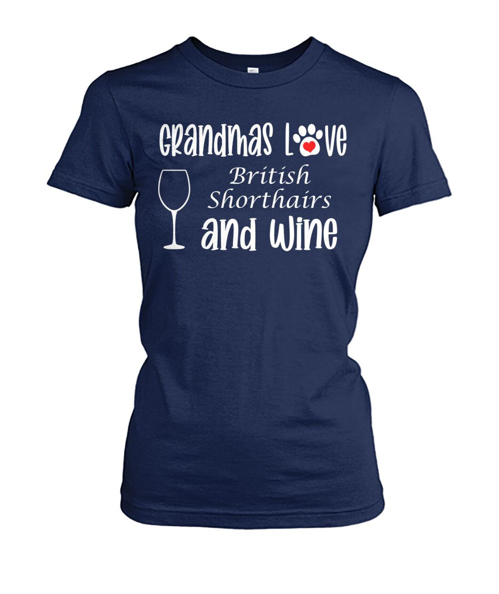 Grandmas Love British Shorthairs and Wine