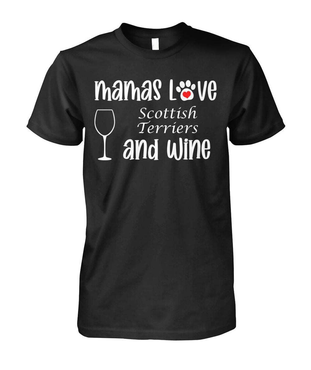 Mamas Love Scottish Terriers and Wine