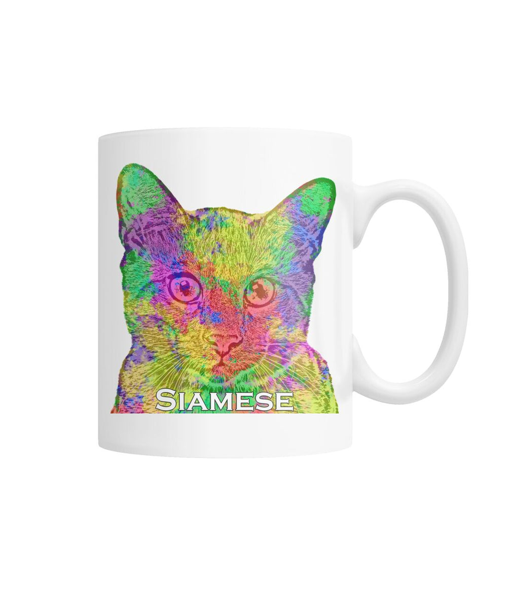 Siamese Watercolor Mug
