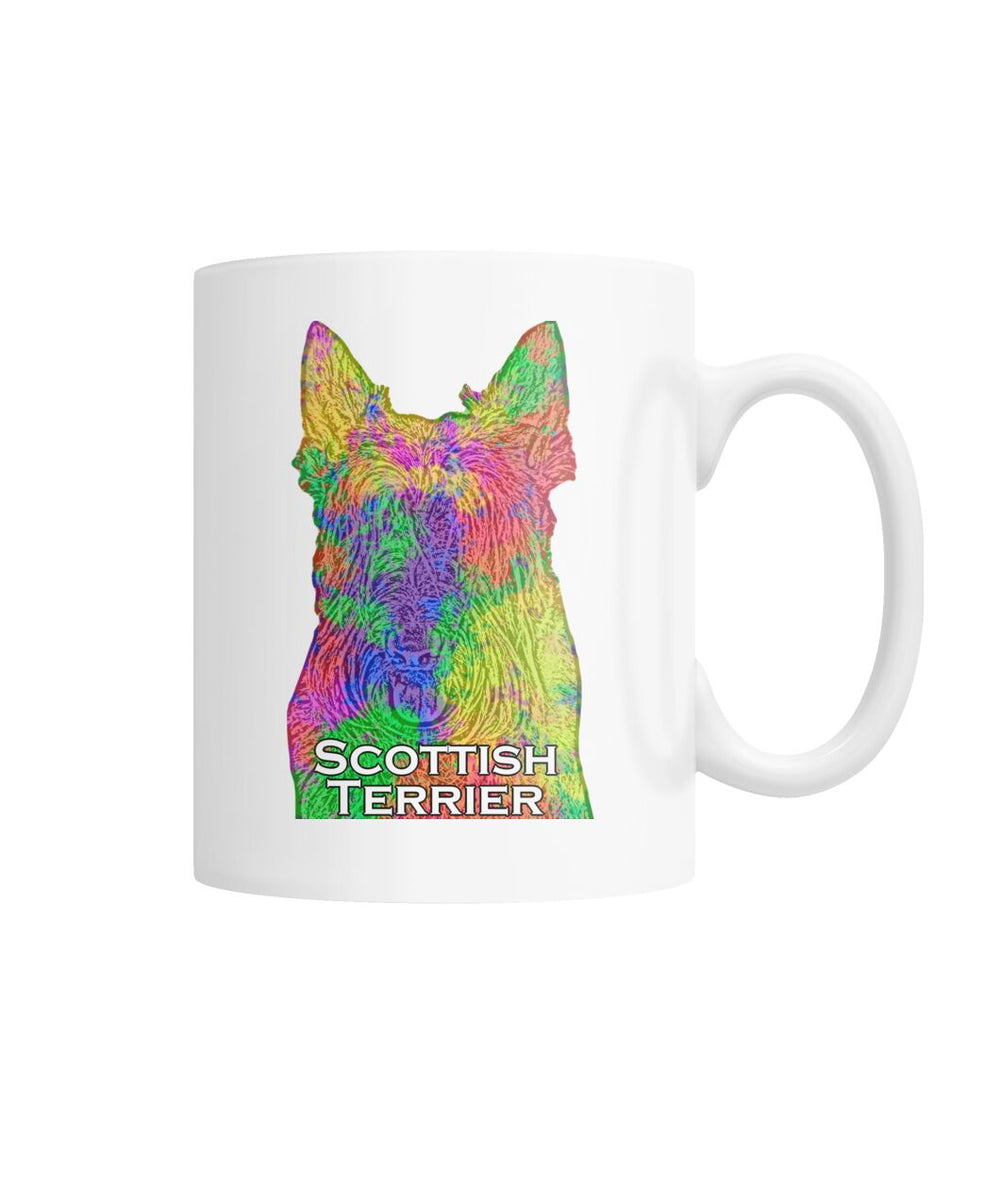 Scottish Terrier Watercolor Mug