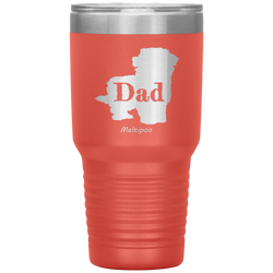 Multipoo Dad Silhouette 30 Oz. Tumbler