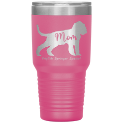 English Springer Spaniel Mom Silhouette 30 Oz. Tumbler