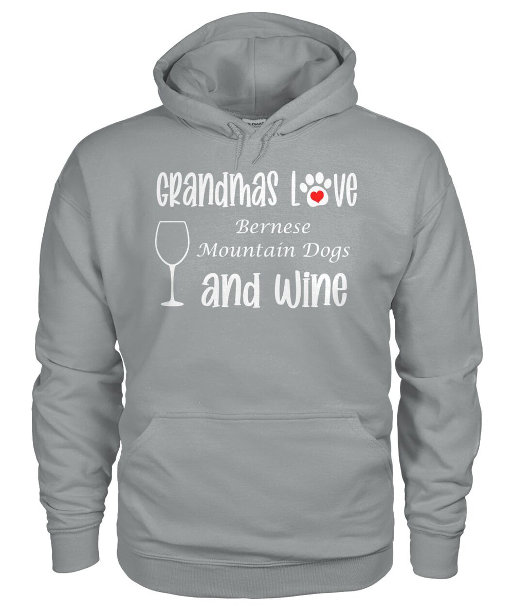 Grandmas Love Bernese Mountain Dogs and Wine
