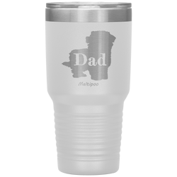 Multipoo Dad Silhouette 30 Oz. Tumbler