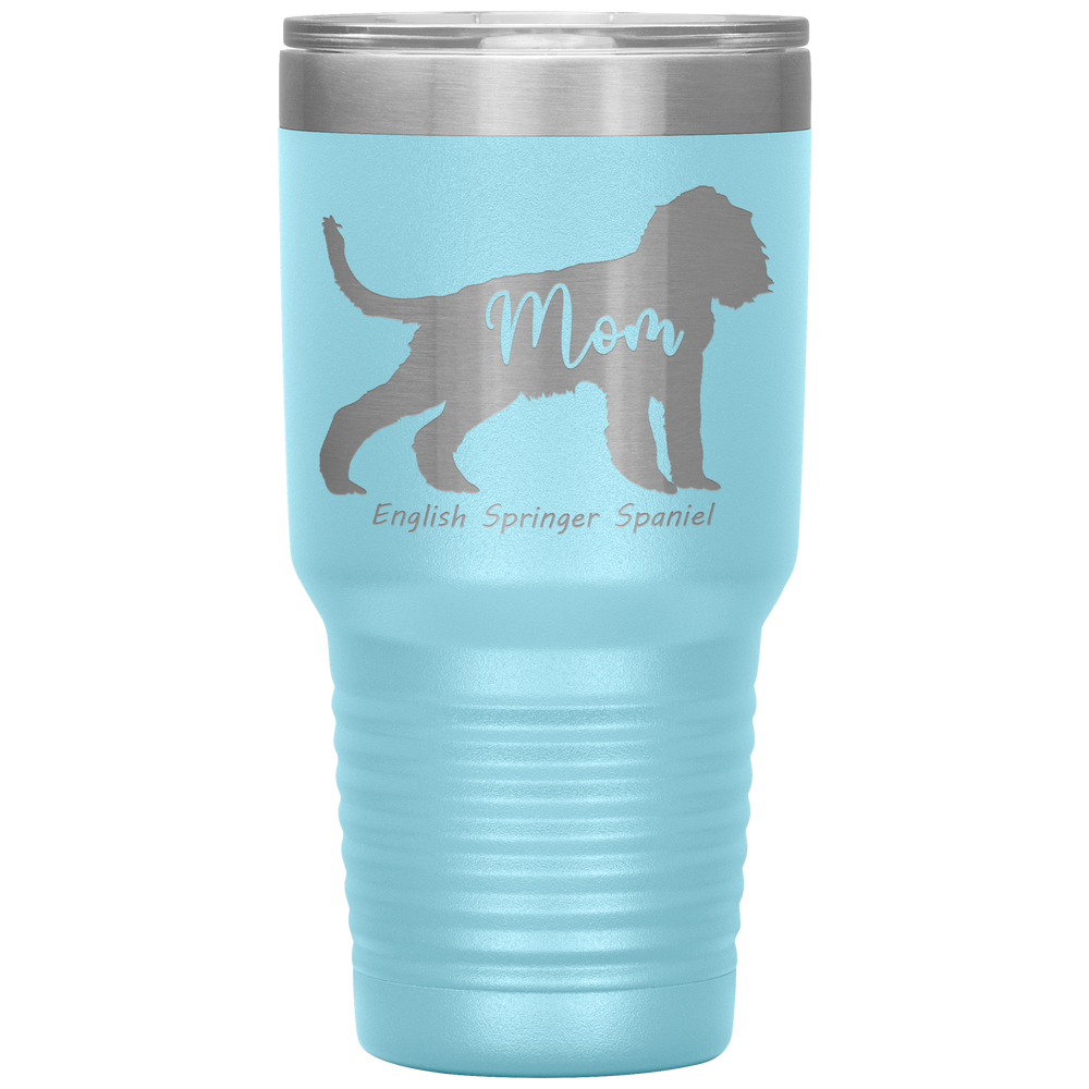 English Springer Spaniel Mom Silhouette 30 Oz. Tumbler