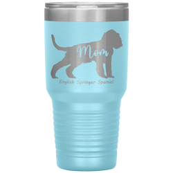 English Springer Spaniel Mom Silhouette 30 Oz. Tumbler