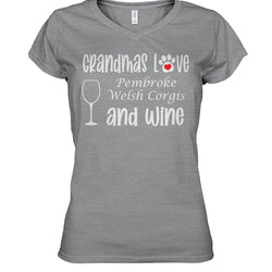 Grandmas Love Pembroke Welsh Corgis and Wine