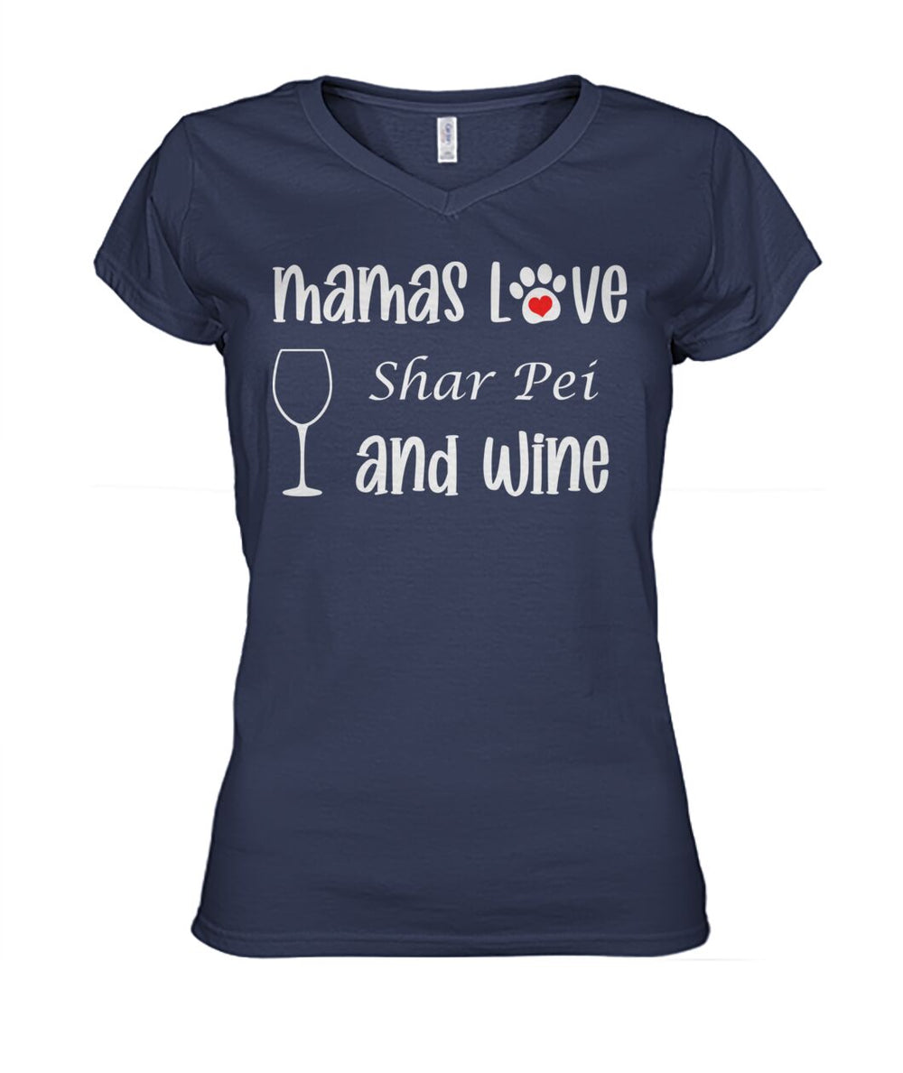 Mamas Love Shar Pei and Wine