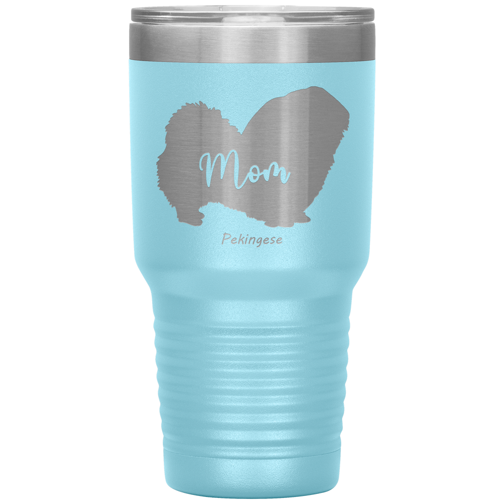 Pekingese Mom Silhouette 30 Oz. Tumbler