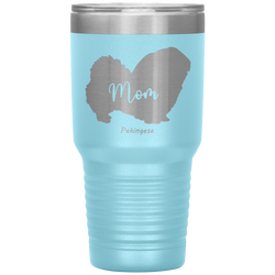 Pekingese Mom Silhouette 30 Oz. Tumbler