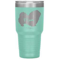 Pekingese Mom Silhouette 30 Oz. Tumbler