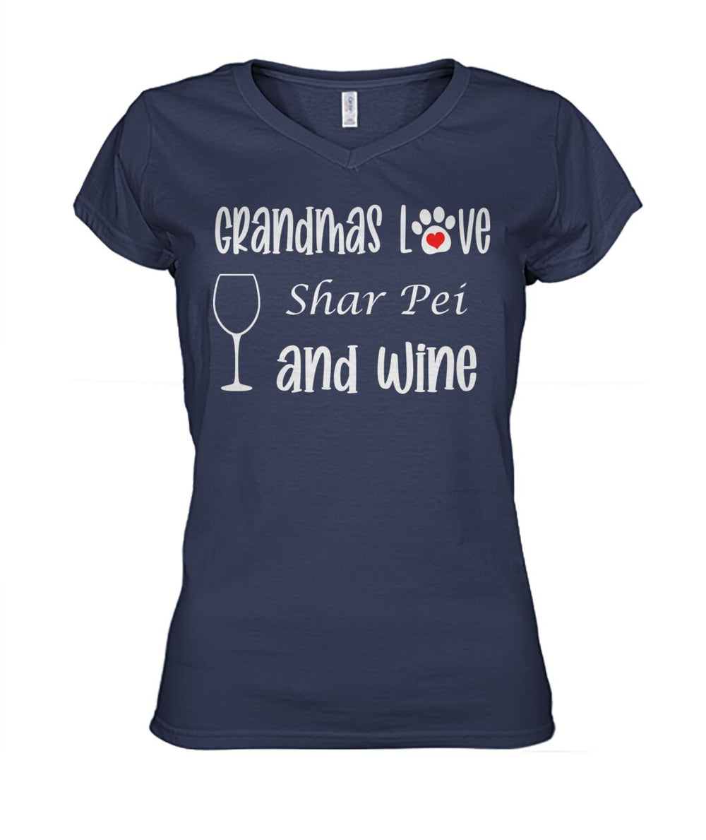 Grandmas Love Shar Pei and Wine