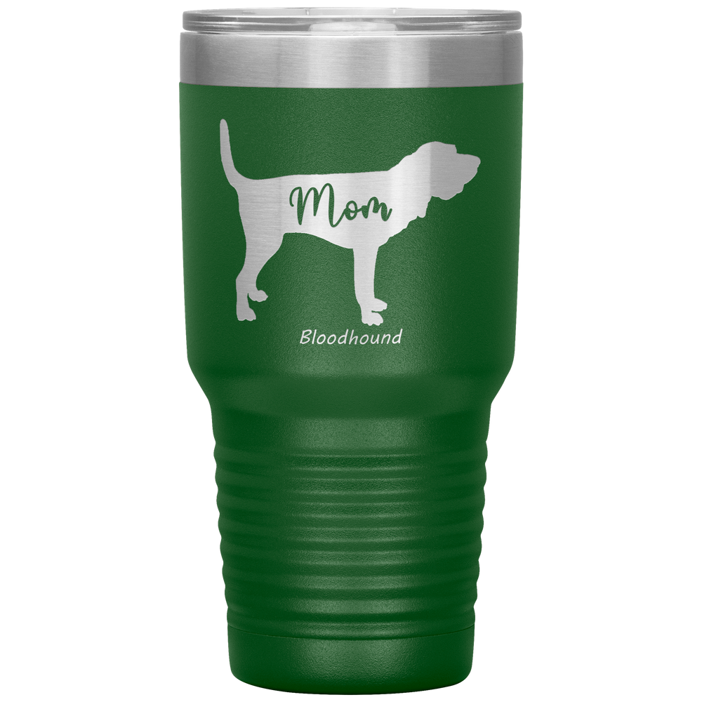 Bloodhound Mom Silhouette 30 Oz. Tumbler