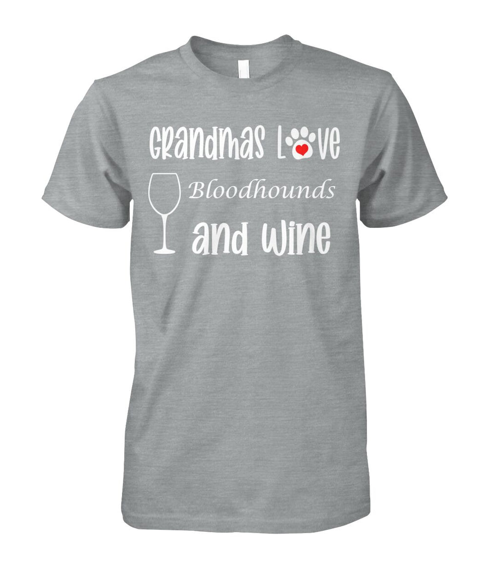 Grandmas Love Bloodhounds and Wine