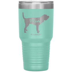 Bloodhound Mom Silhouette 30 Oz. Tumbler