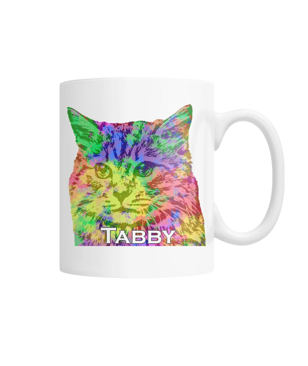 Tabby Watercolor Mug