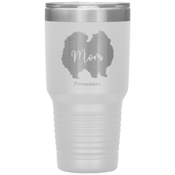 Pomeranian Mom Silhouette 30 Oz. Tumbler