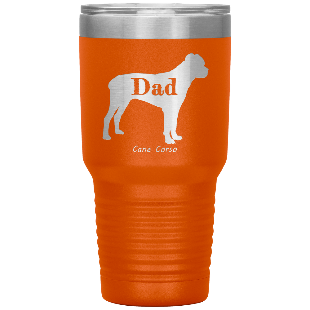 Cane Corso Dad Silhouette 30 Oz. Tumbler