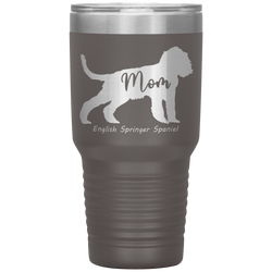 English Springer Spaniel Mom Silhouette 30 Oz. Tumbler