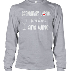 Grandmas Love Yorkies and Wine